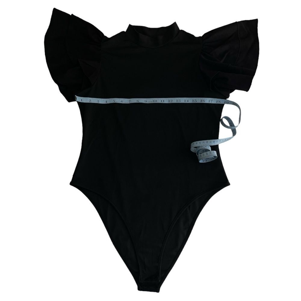 3 piece Shein set: with 2 sleeveless tops and 1 ruffle sleeve body suit Sz XL - Picture 6 of 9